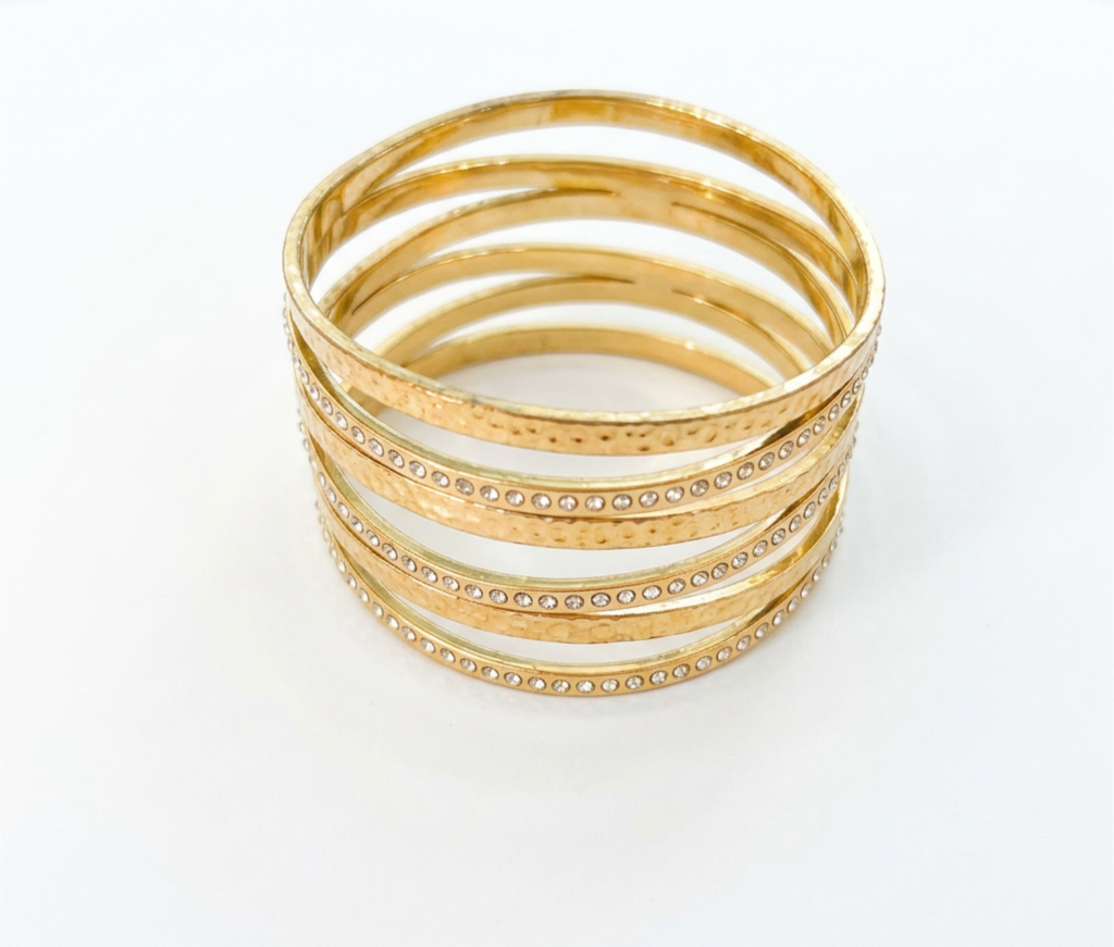 Gold bangles