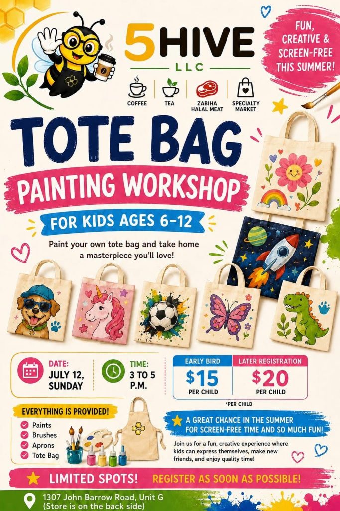 Tote Bag Painting Workshop