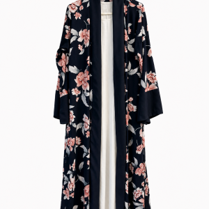 Midnight Blossom 3-Piece Kimono Set