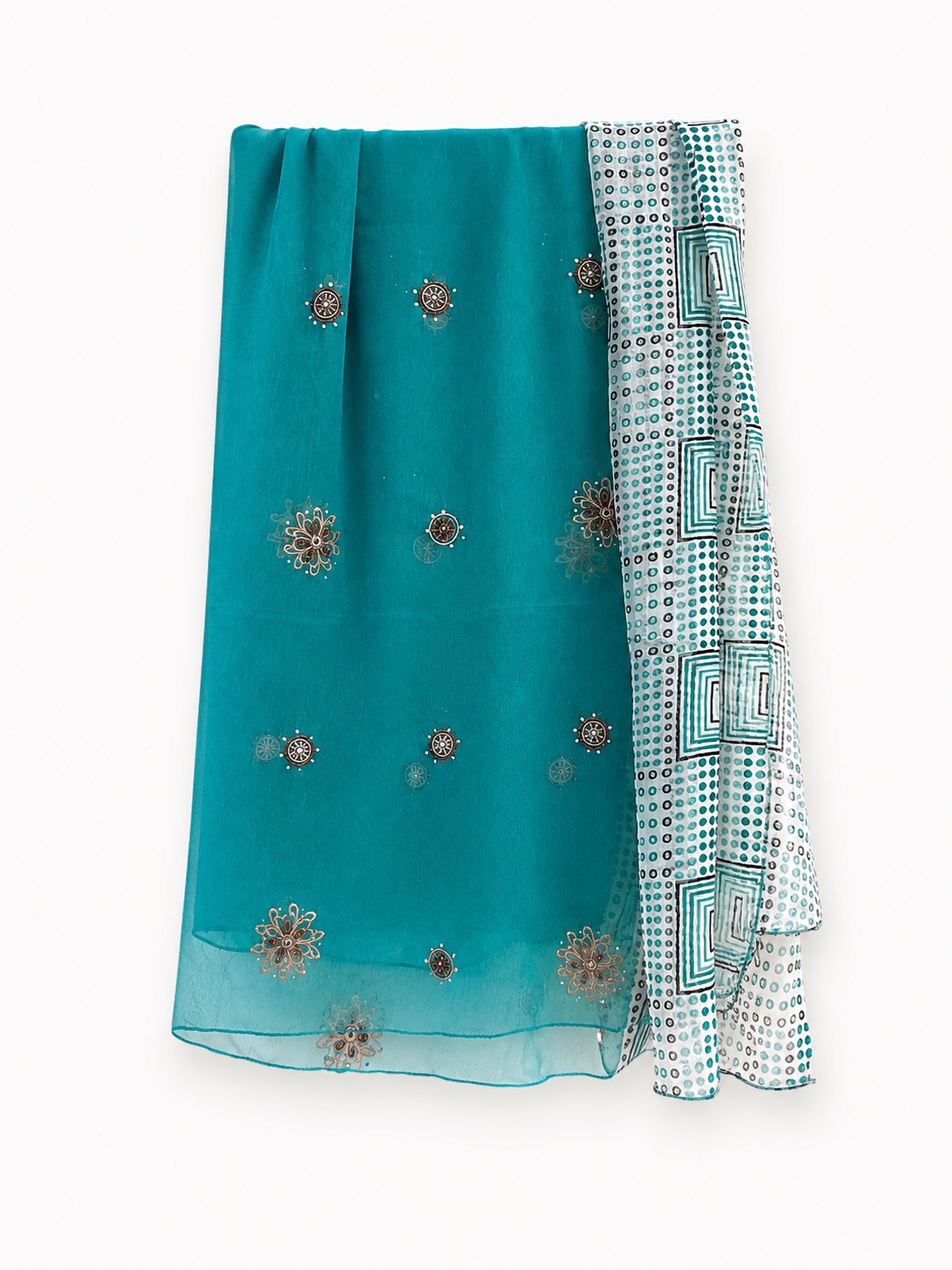 Teal Mosaic 3-Piece Modest Set - Image 2