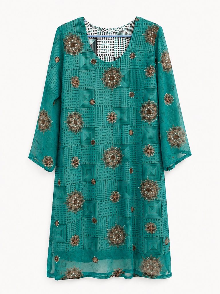 Teal Mosaic 3-Piece Modest Set