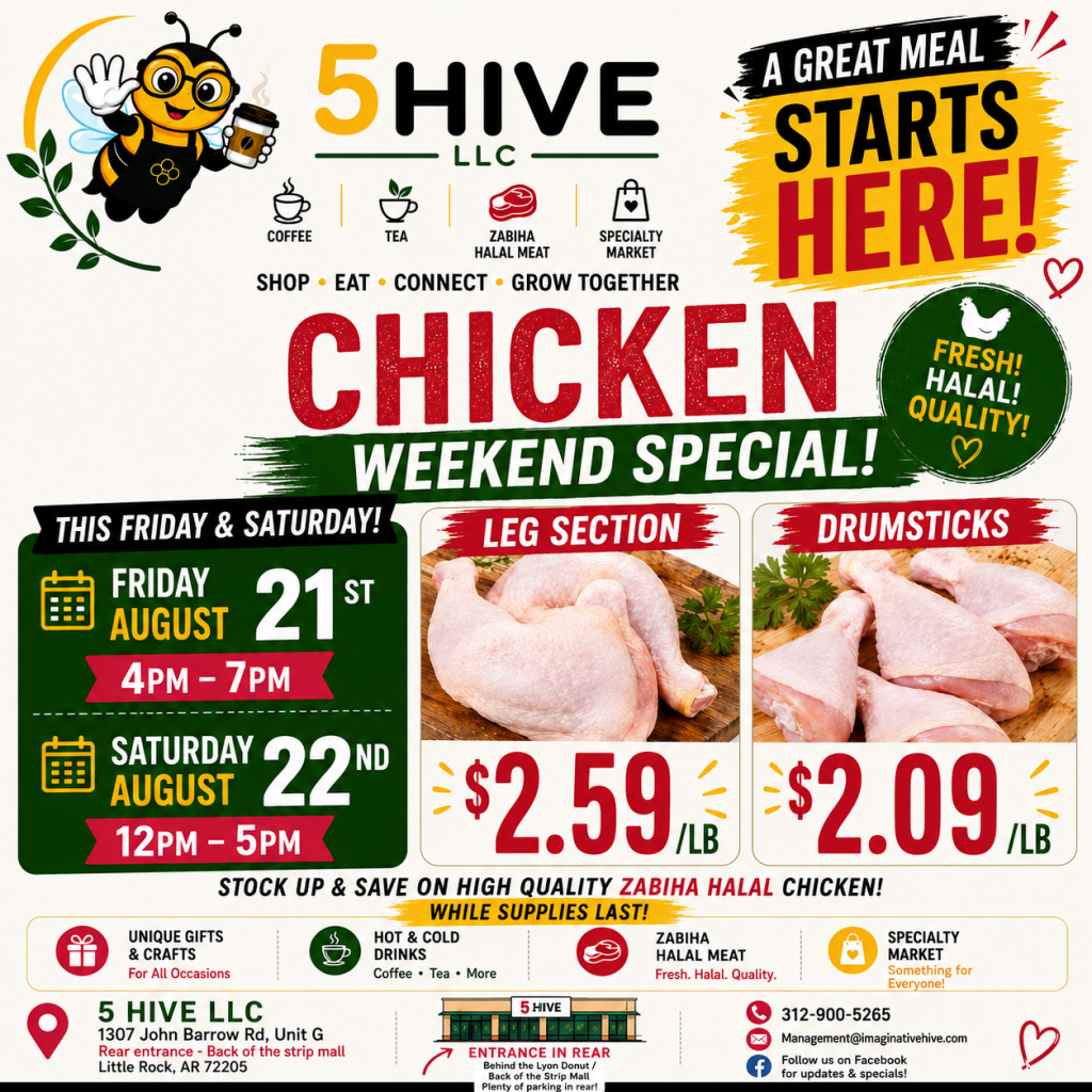 5 Hive LLC Chicken Weekend Special